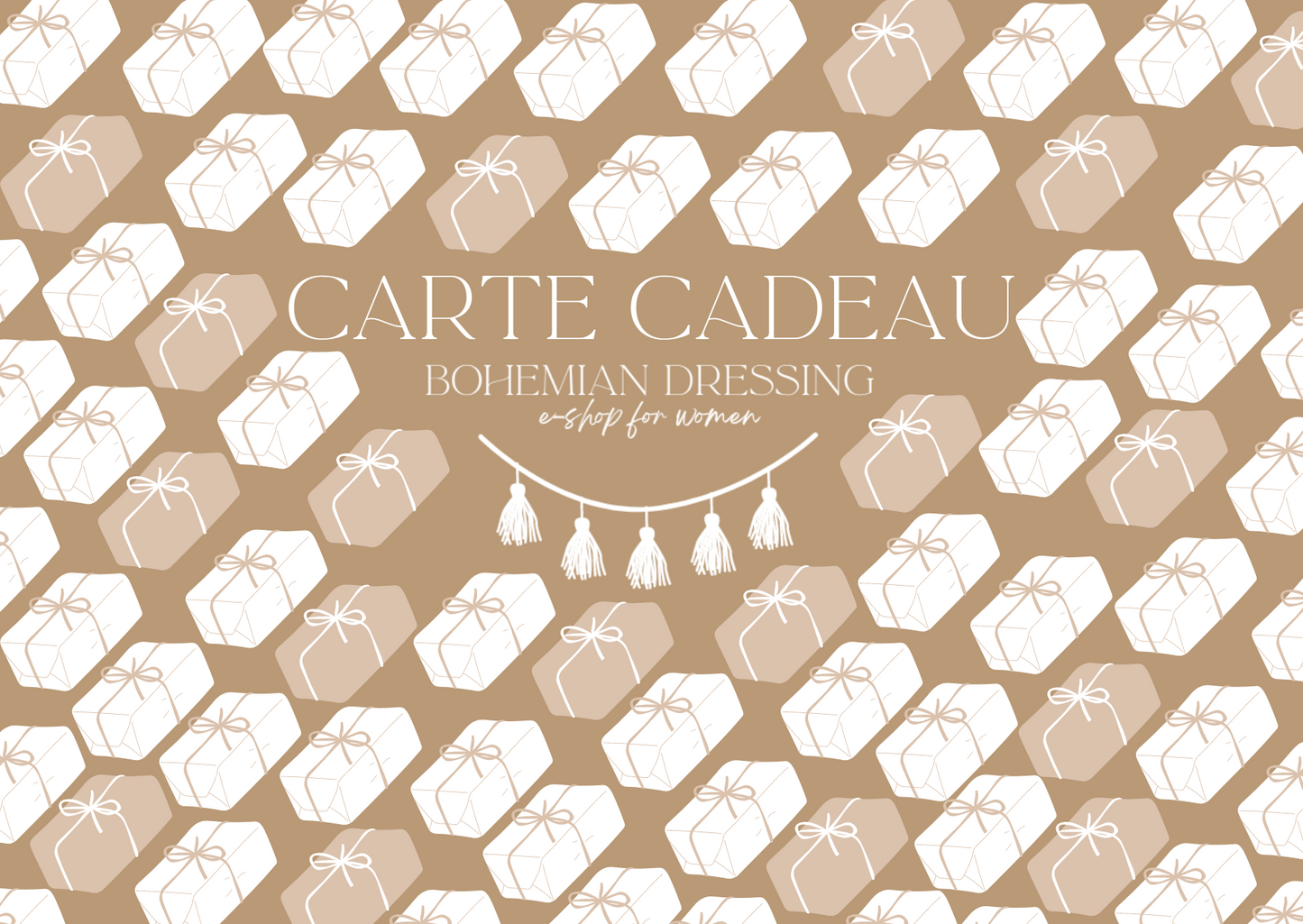 Carte cadeau Bohemian dressing